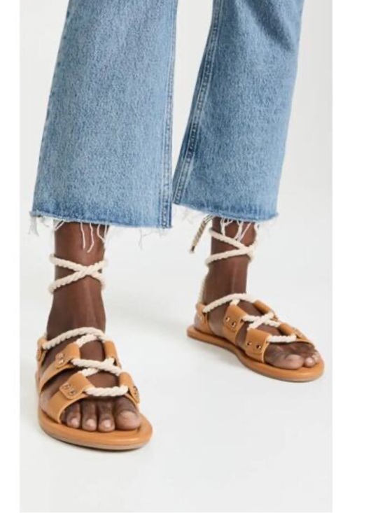 Ulla Johnson Shoes - Ulla Johnson Eva Rope
Sandals in Caramel